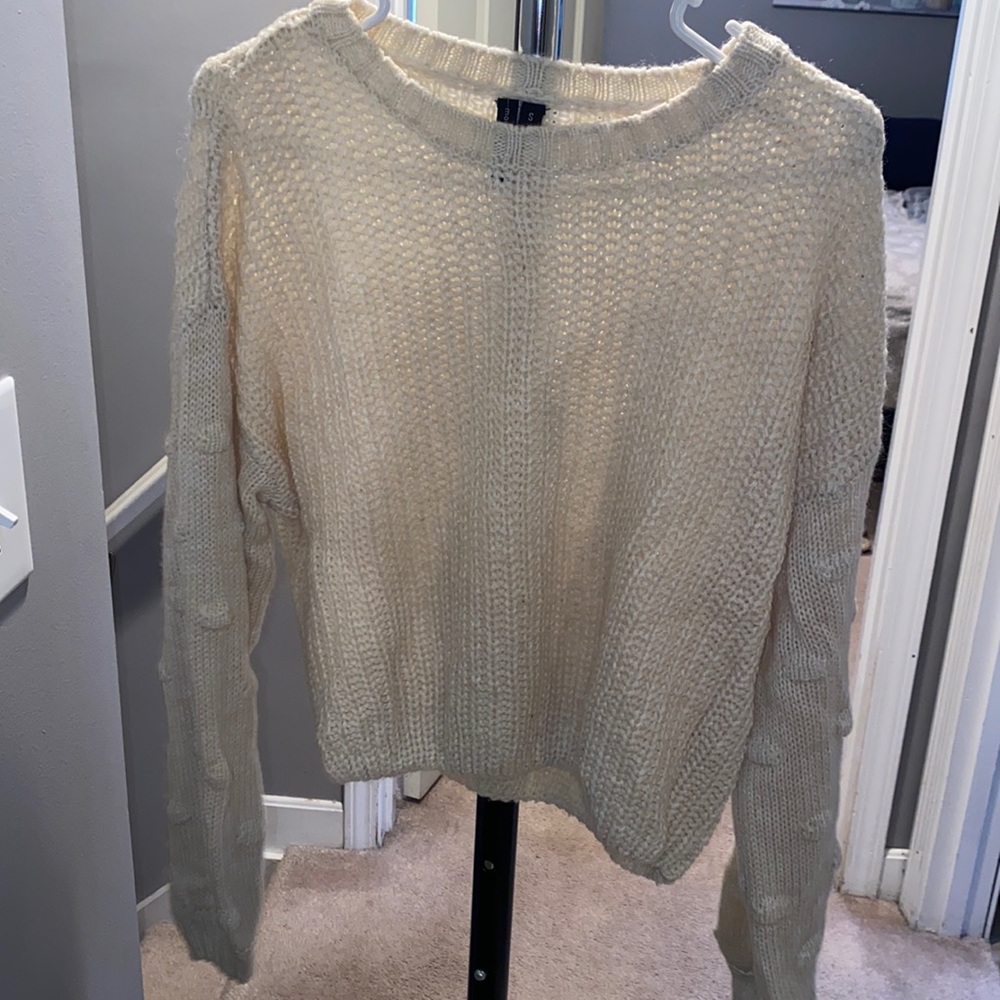 Cream sweater